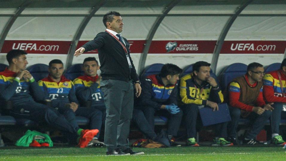 Romania coach Cosmin Contra